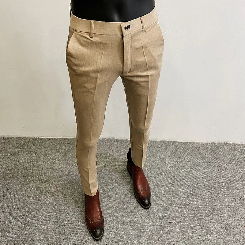 Men Suit Pants Formal Trousers