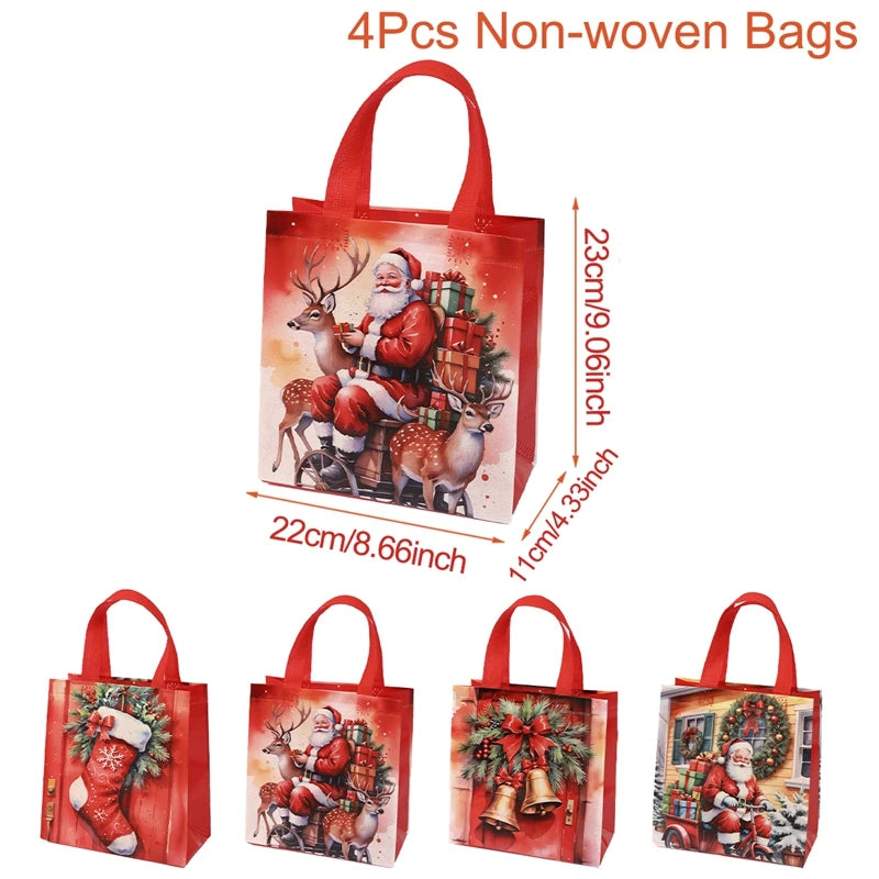 4pcs Christmas Gift Bags