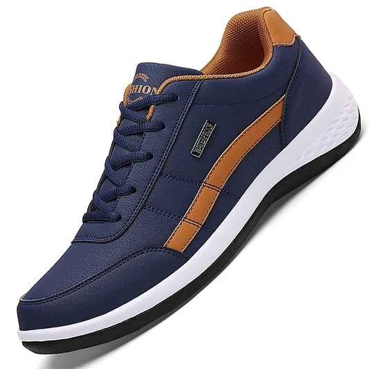 Pu Leather Men Shoes Sneakers