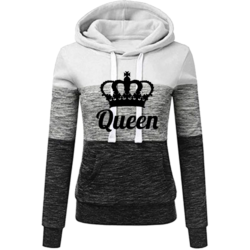 Women Queen Print Clothing Women's Sweatshirt Hoodies