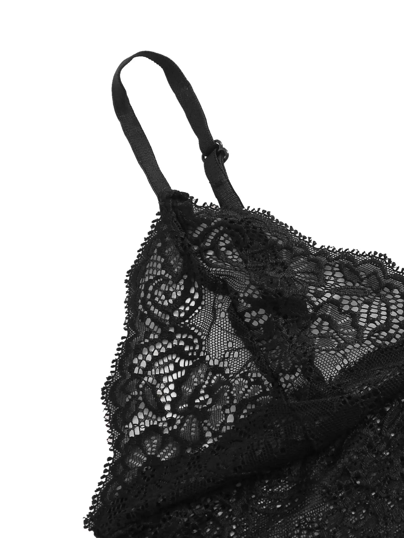 2PCS Women's Satin Pajama Set Lace Cami Top and Shorts Sexy Lingerie Sleepwear Summer Breathable Nightwear Black And Pink