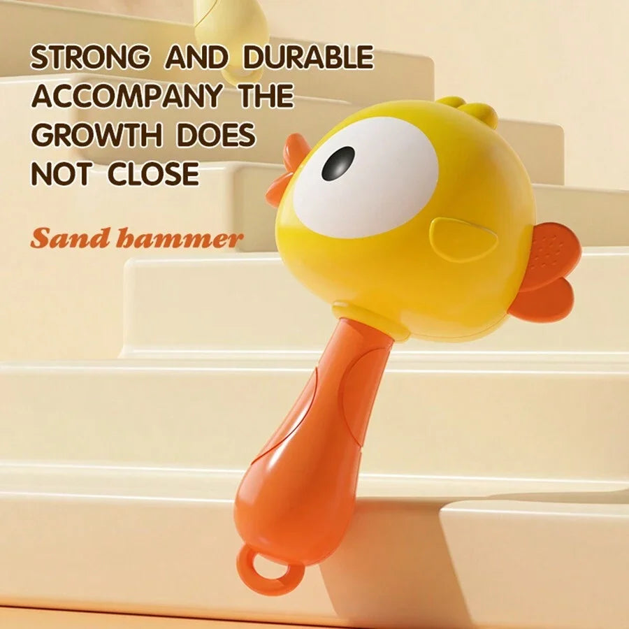 Plastic Kid Maracas with Crisp Sound, Bright Appearance, and Educational Toy for Early Education for 3 months+