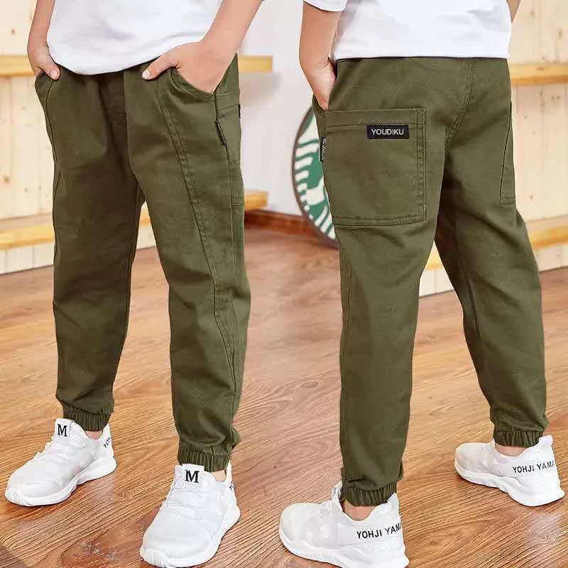 Spring Autumn Cotton Boys Pants Children Trousers Casual Kids Sports Pants 3 4 5 6 7 8 9 10 11 12 13 Years  Boys Clothes