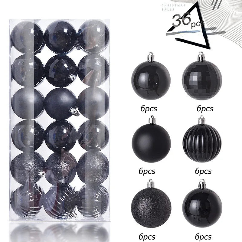 36pcs 4cm Christmas Balls