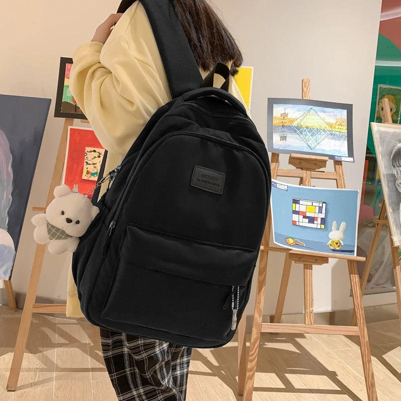 Waterproof College Backpack Trendy Women