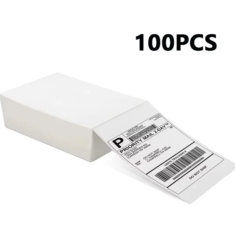 4"x6" inch Thermal Label Paper 100x150mm 100/500PCS For Thermal Shipping Labels DHL UPS Express Barcode