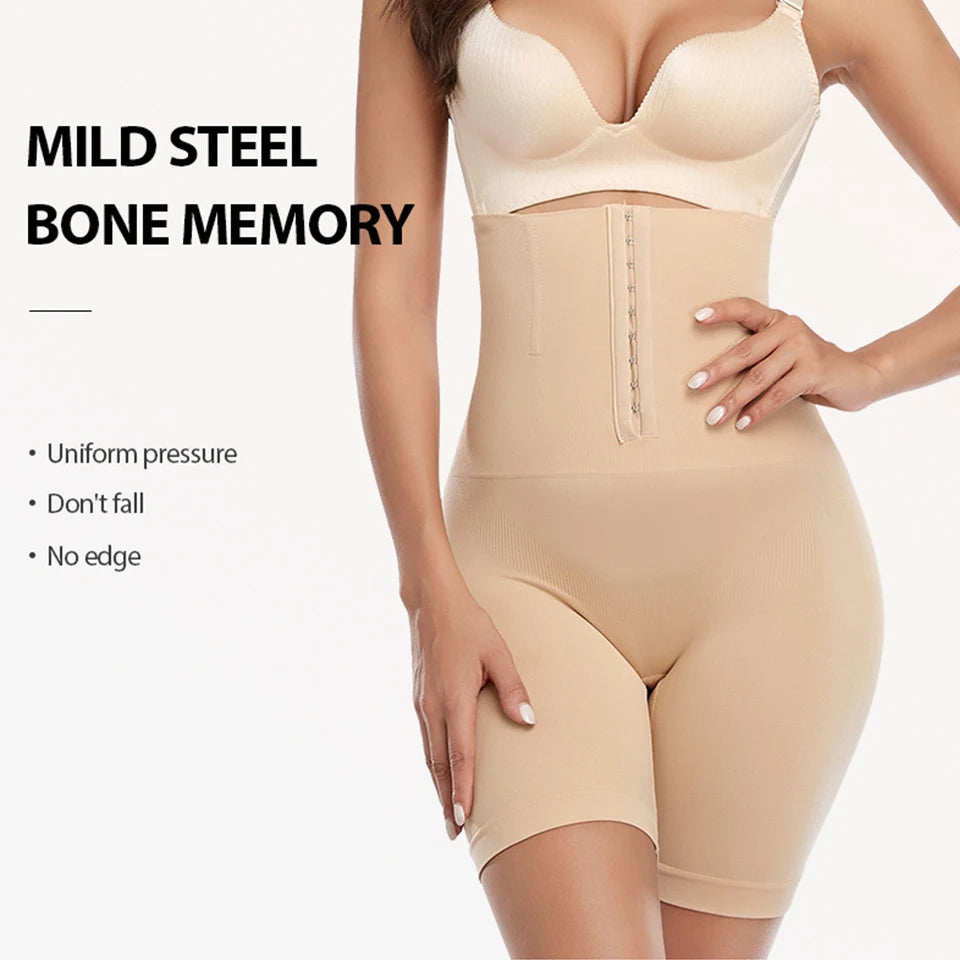High Waist Flat Belly Belt Stretch Shapewear Waist Sheath Slimming Panties Abdomen Control Women Body Shaper Modeling Straps