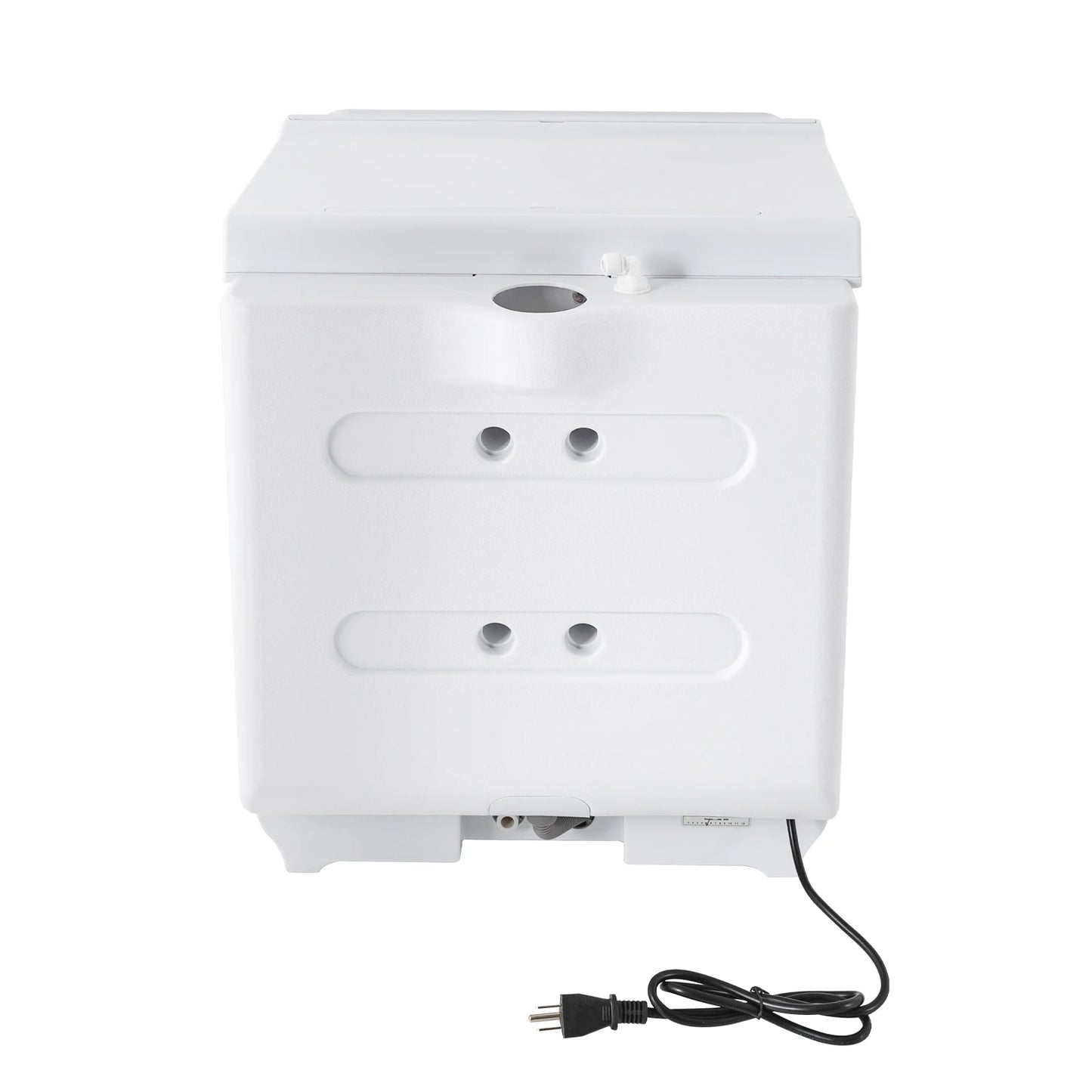 110V 900W Portable Dishwasher Countertop Dish Washing Machine Sterilization Temperature 72℃ 5 Washing Programs Apartment