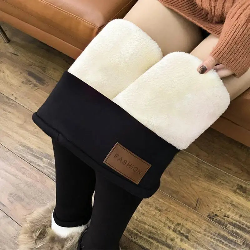Winter Thicken Warm Leggings Women