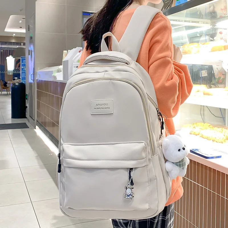 Waterproof College Backpack Trendy Women