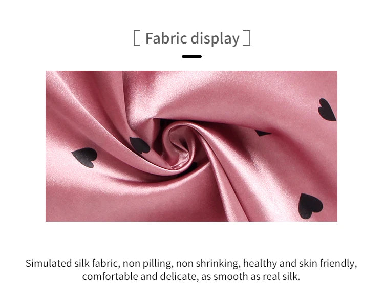 Women Satin Silk Pajamas Sets Letter Print Cami Vest Shirt