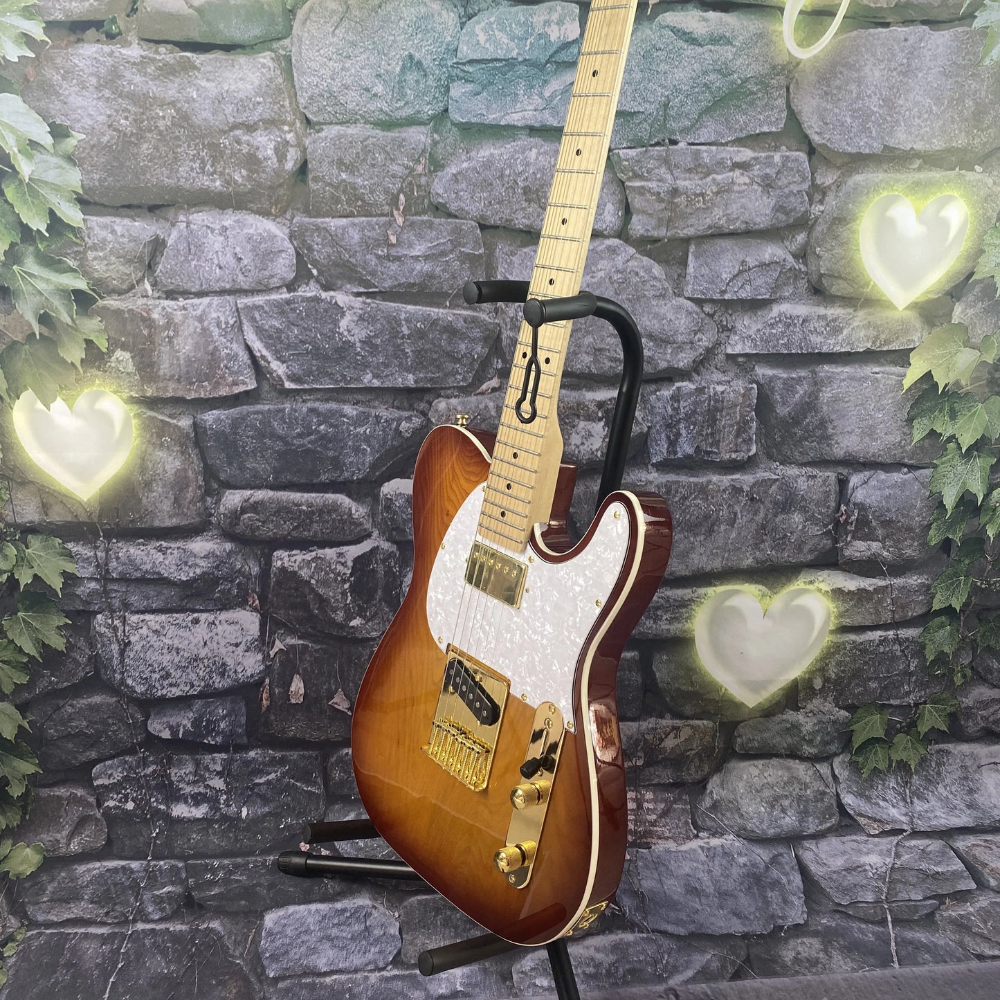 IN STOCK 6-string electric guitar, maple fingerboard, HS pickups, basswood body 22 frets