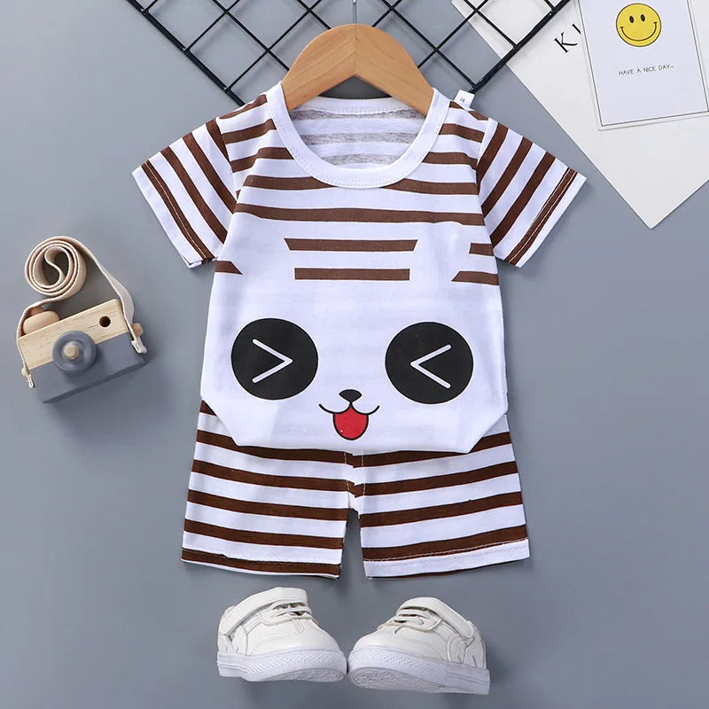 Kids Boys Girls Clothing Sets Summer Kids Outfit