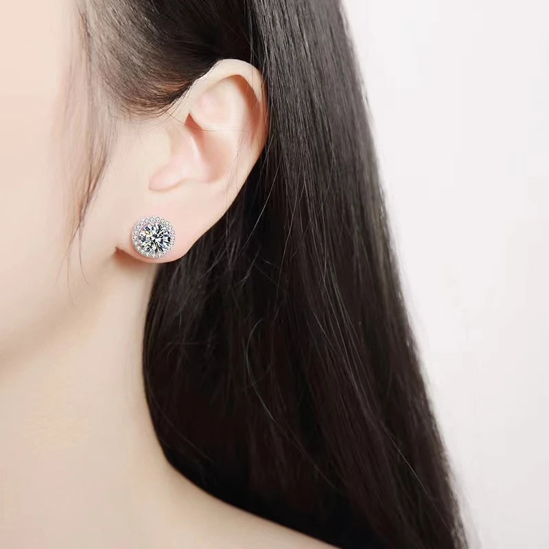 round earrings