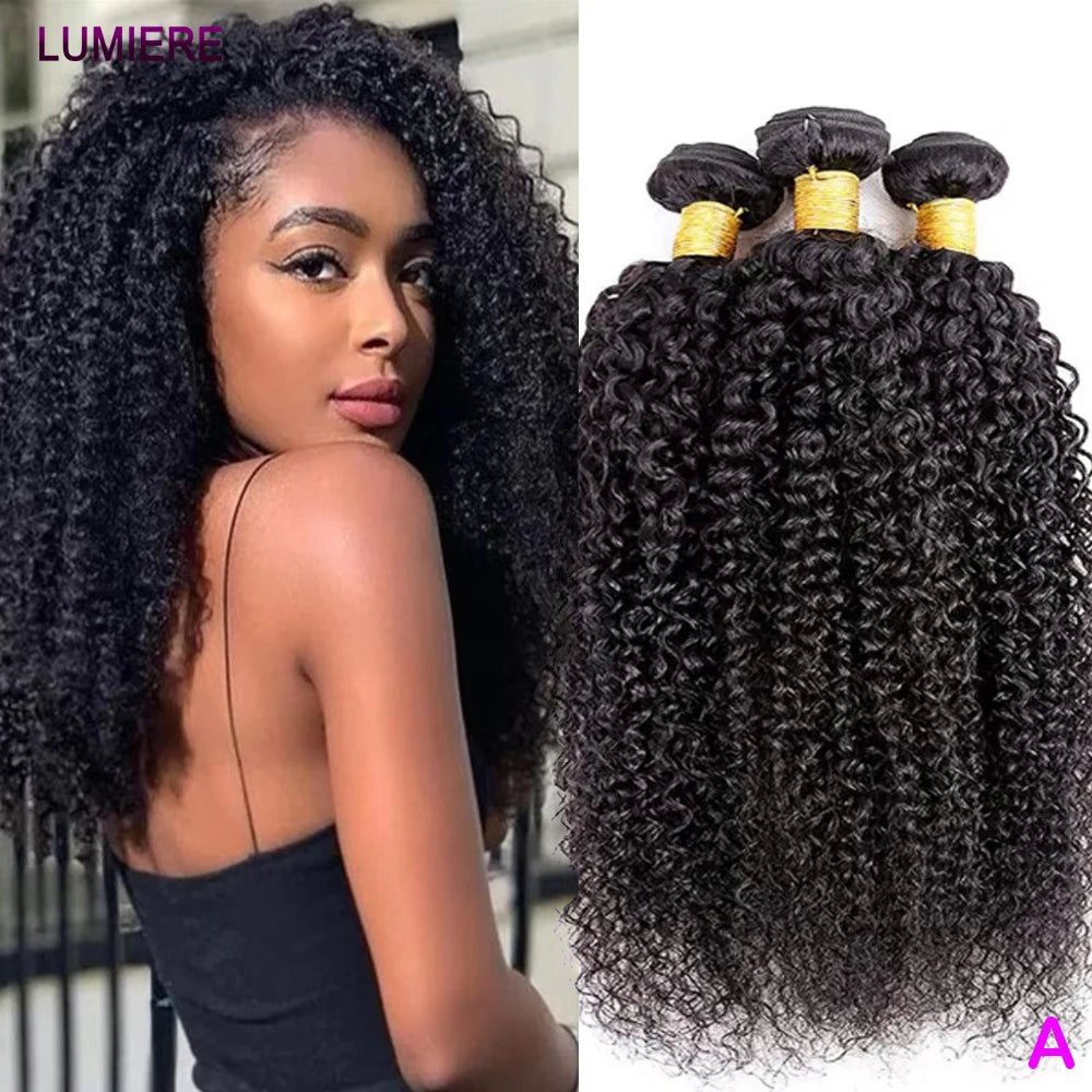 Afro Kinky Deep Curly Human Hair Bundle 100% Virgin Human Hair Unprocessed Hair Extension Top Quality Wholeasle 18A Double Weft