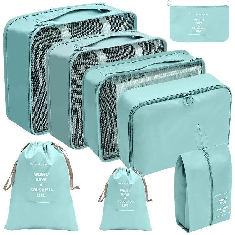 7/8/9/10 Pcs Set Travel Organizer Storage Bags
