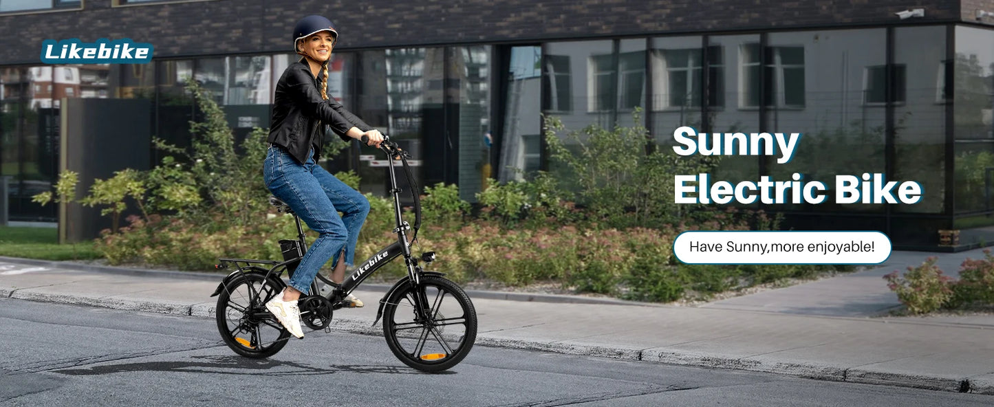 Electric E bike Foldable 540W Peak Motor 36V Removable Lithium Battery Electric Bicycle 20 Inch Tires Urban Commuter E-bike
