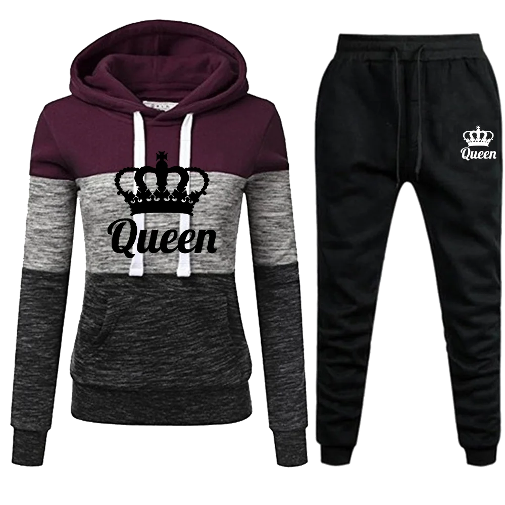 Women Queen Print Clothing Women's Sweatshirt Hoodies