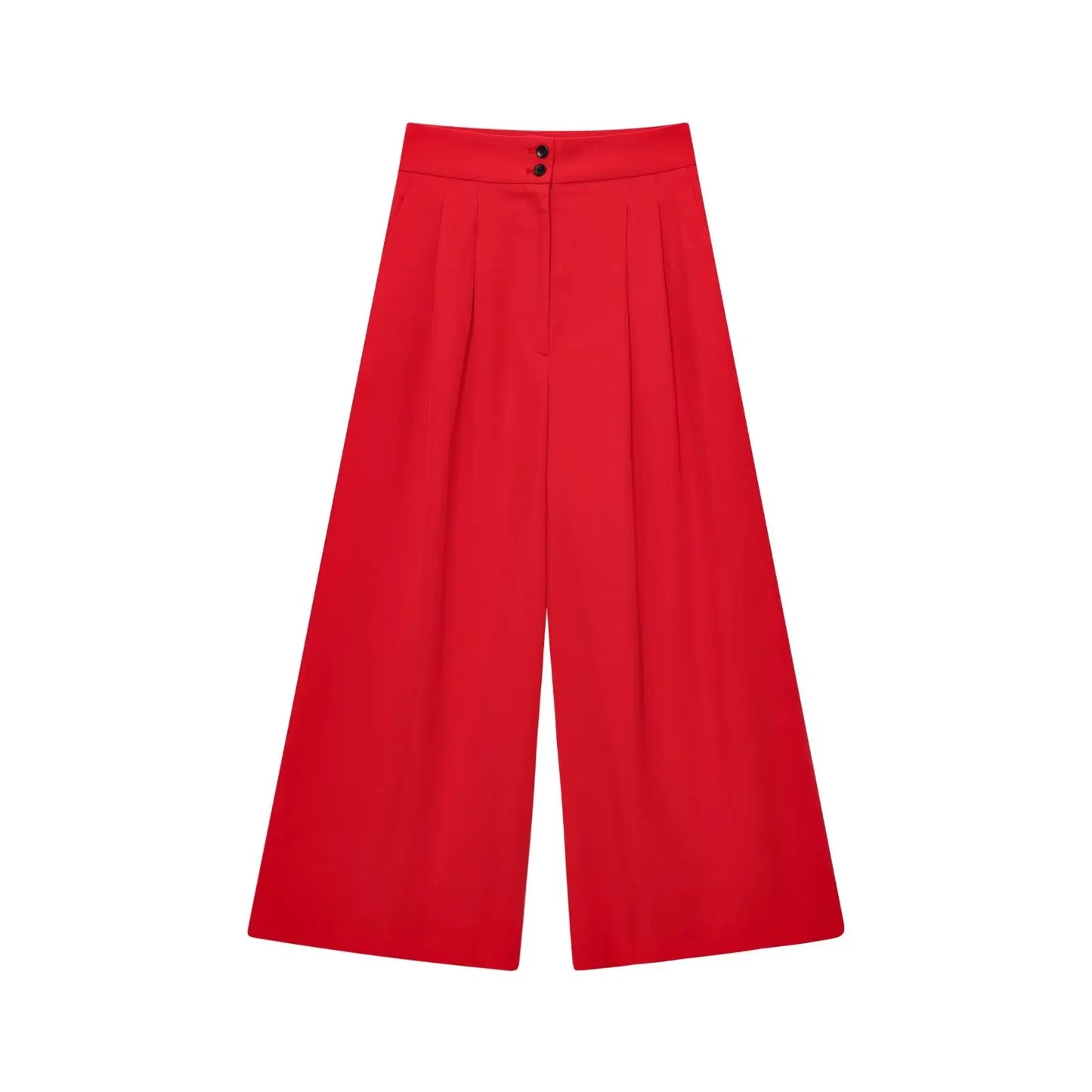 TFMLN Fashion Women's Trouser Suits Sleeveless V-Neck Top With Belt Straight Pants Sets.