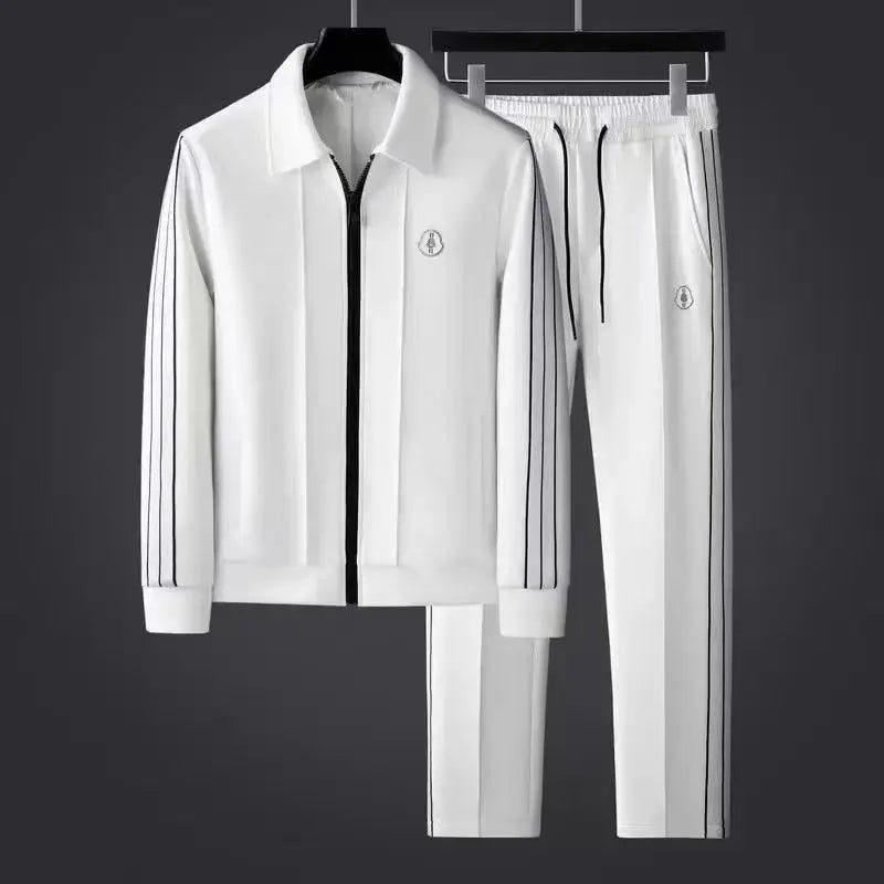 Men New Trendy Sports Jacket And Pants Two Piece Set