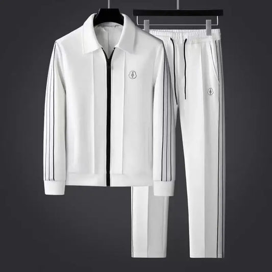 Men New Trendy Sports Jacket And Pants Two Piece Set