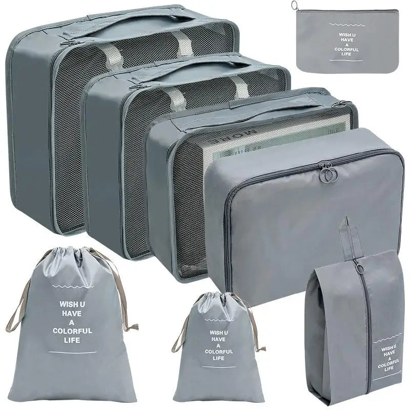 7/8/9/10 Pcs Set Travel Organizer Storage Bags