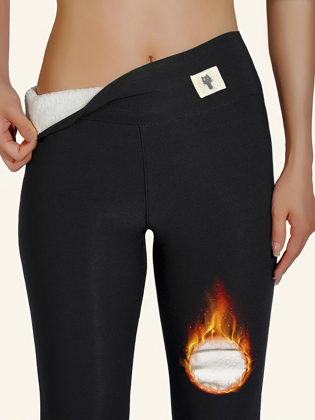 Winter Thicken Warm Leggings Women