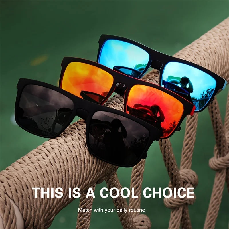 Fashion Vintage Square Polarized Sunglasses Men Women