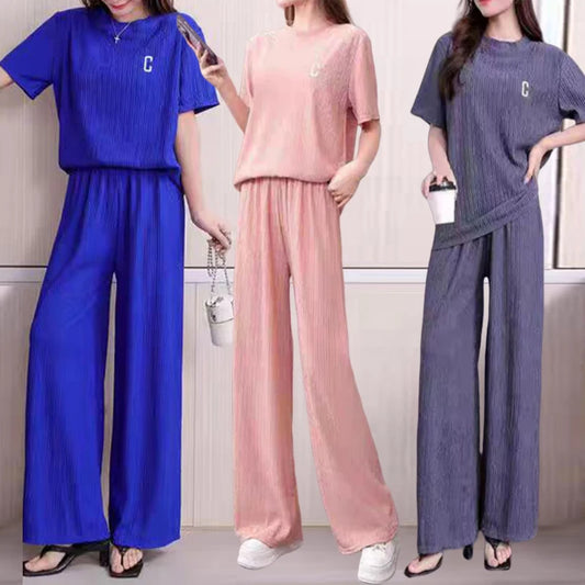 Woman Causal 2 Pieces Pajamas Home Wear Loungewear