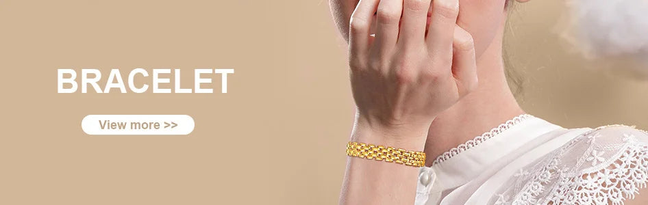 Statement Stainless Steel Chain Bracelet for Women, Vintage 18k Gold Plated Elegant Jewerlry