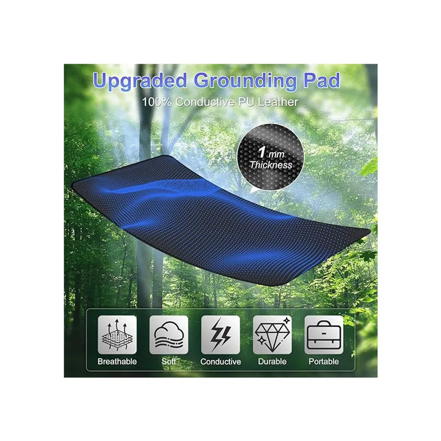 Bed grounding pad, grounding bed sheet, mattress and other multi-purpose pads, mattress with grounding wire