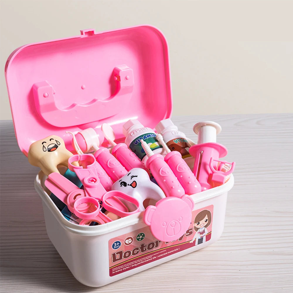 Children Doctor Play Set Simulation Nurse Toy Doctor Accessories for Kids Home Play