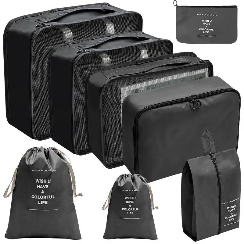 7/8/9/10 Pcs Set Travel Organizer Storage Bags