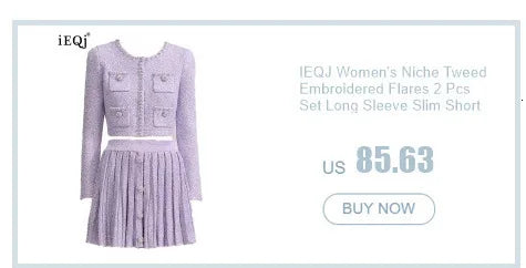 [Women's Beaded Design 2 Pcs Set Stand Collar High Waist Long Sleeve Sets Female Autumn