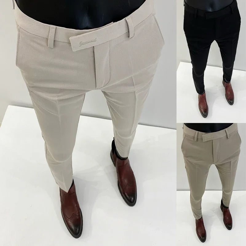 Men Suit Pants Formal Trousers