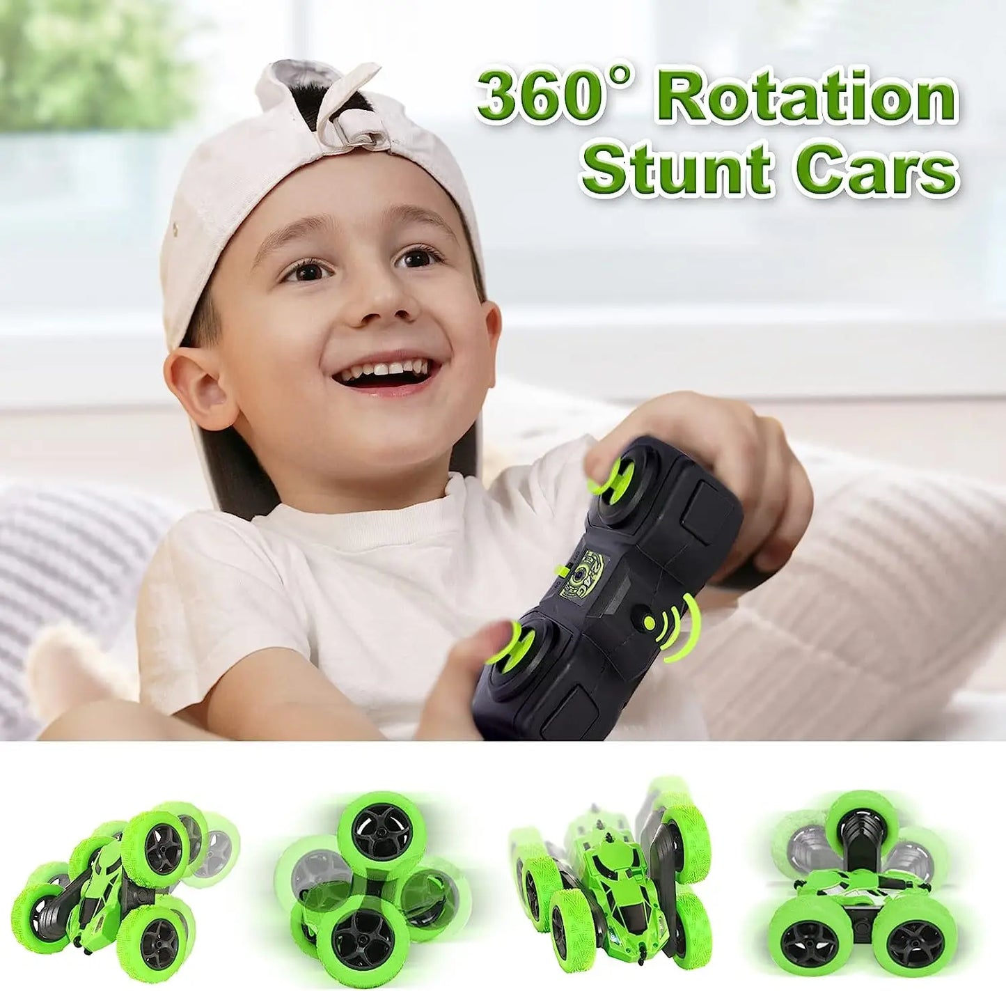 RC Stunt Car Double Sided Flip Remote Control Car 360 Degrees