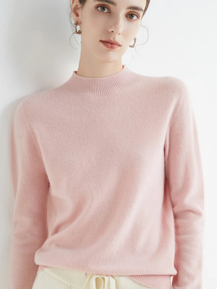 Women Casual Knitwear Female Clothing Basic Soft Tops