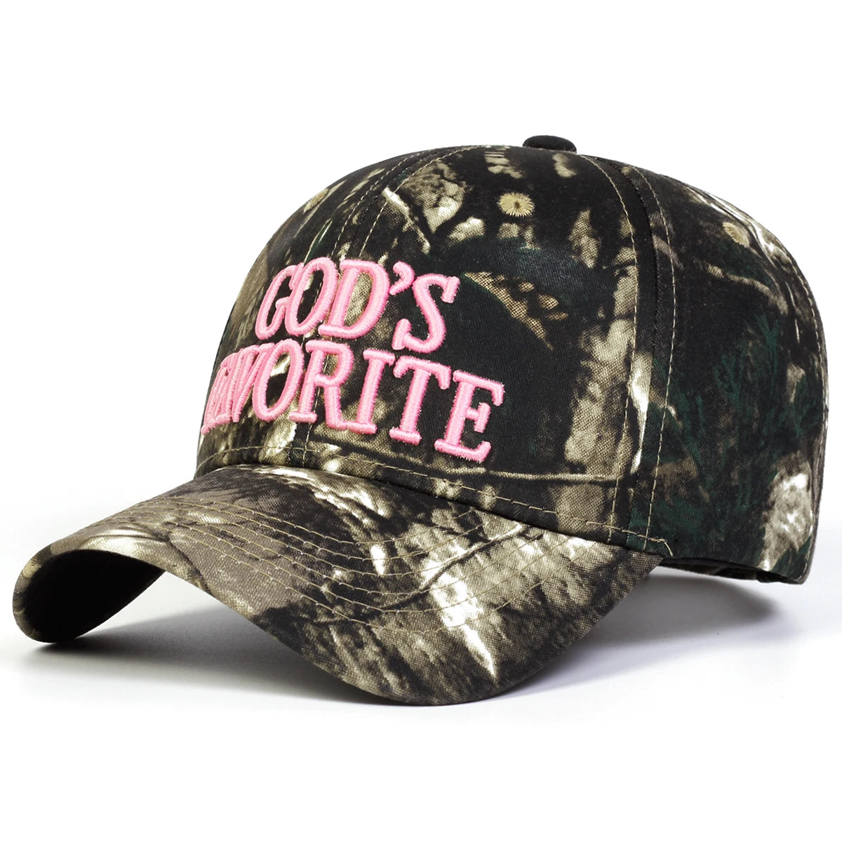 Unisex GOD'S FAVORITE Letter Embroidery Baseball Caps Outdoor Adjustable Spring and Autumn Casual Sunscreen Hat