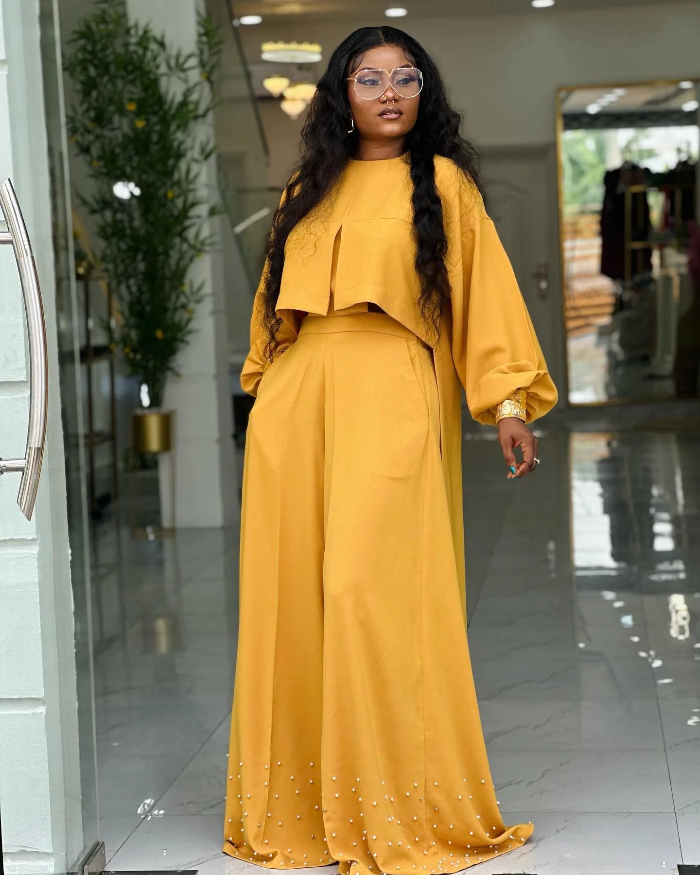 2 Piece Women Matching Sets Solid Color Two Pieces Sets Top And Pants Suits Outfits Clothing